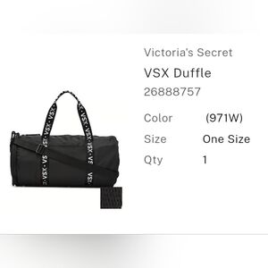 Victoria's Secret VSX Duffel Bag
